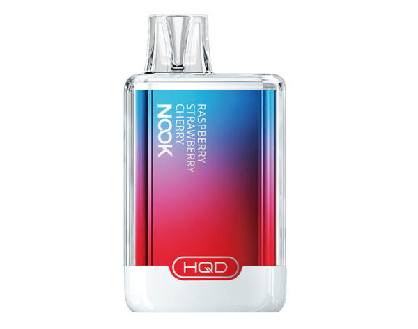 Hqd Nook Raspberry Strawberry Cherry Erdbeere Himbeere Kirsche Einweg E-Shisha 18mg 600 Züge